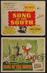 7w625 SONG OF THE SOUTH 8 LCs '46 Walt Disney cartoon, Uncle Remus, Br'er Rabbit & Br'er Bear!