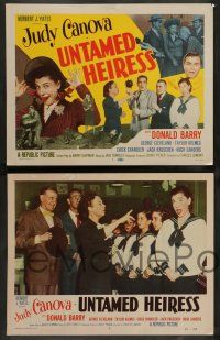 7w722 UNTAMED HEIRESS 8 LCs '54 wacky hillbilly Judy Canova, Red Barry, George Cleveland!