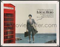 7y302 LOCAL HERO linen British quad '83 Bill Forsyth Scotland classic, Peter Riegert by phone booth!