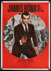 7y196 DR. NO linen German R70s different montage of Sean Connery as James Bond + sexy Ursula Andress