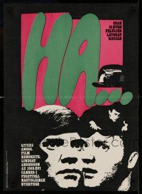 7z209 IF Hungarian 16x23 '69 different So-Ky art of Malcolm McDowell, directed by Lindsay Anderson