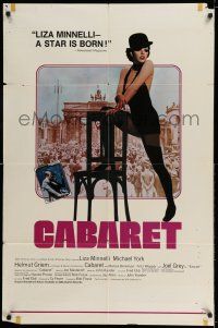 8a176 CABARET int'l 1sh '72 Liza Minnelli in Nazi Germany, Bob Fosse, different & ultra rare!