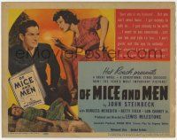 8a044 OF MICE & MEN TC '40 different ad campaign pushing Betty Field as denying she's bad!