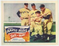 8a090 SAFE AT HOME LC '62 Bryan Russell & Frawley with NY Yankees Mickey Mantle & Roger Maris!