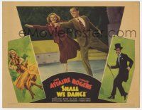 8a092 SHALL WE DANCE LC '37 Fred Astaire & Ginger Rogers in roller skating musical number!