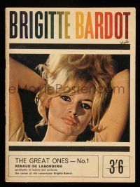 8a152 BRIGITTE BARDOT English magazine '64 filled with sexy images, including some topless!