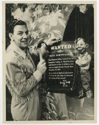 8a160 HOWDY DOODY SHOW 2 7x9.25 TV stills '59 cast portrait & looking for 8 children on first show!