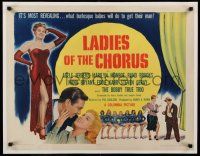 8b119 LADIES OF THE CHORUS style A 1/2sh '48 Marilyn Monroe at the start of her career, ultra-rare!