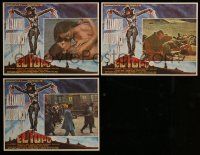 8b017 EL TOPO 3 Mexican LCs '71 Alejandro Jodorowsky Mexican bizarre cult classic, wild border art!