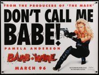 8c112 BARB-WIRE teaser DS British quad '96 sexiest comic book hero Pamela Anderson!