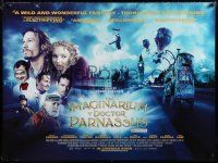 8c126 IMAGINARIUM OF DOCTOR PARNASSUS advance DS British quad '09 Terry Gilliam, Ledger, Depp!