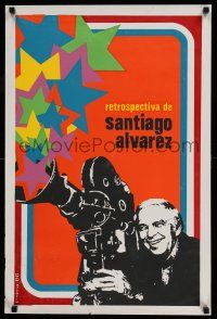 8c086 RETROSPECTIVA DE SANTIAGO ALVAREZ Cuban '86 art of the director behind camera by Emeria!