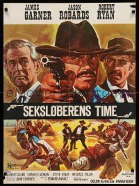 8c188 HOUR OF THE GUN Danish '68 James Garner as Wyatt Earp, John Sturges, was he hero or killer?