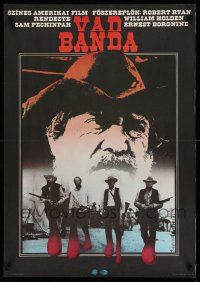 8c025 WILD BUNCH Hungarian 23x32 '86 Peckinpah cowboy classic, William Holden & Ernest Borgnine!