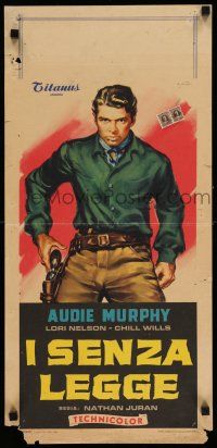 8c509 TUMBLEWEED Italian locandina R50s Audie Murphy fought the fury of the Apache warpath!