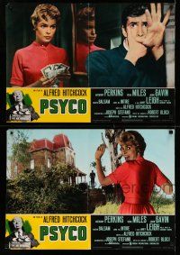 8c419 PSYCHO set of 6 Italian photobustas R70s different images of Perkins, Leigh & top cast!