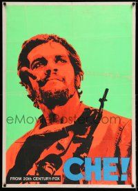 8c027 CHE miscellaneous 29x41 '69 art of Omar Sharif as Guevara!
