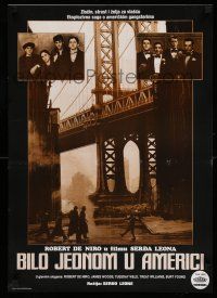 8c595 ONCE UPON A TIME IN AMERICA Yugoslavian 19x27 '86 De Niro, Woods, directed by Sergio Leone!