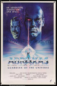 8d723 ABRAXAS GUARDIAN OF THE UNIVERSE 27x40 video poster '90 Jesse Ventura, Marjorie Bransfield!