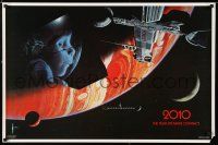 8d515 2010 23x35 commercial poster '84 year we make contact, sci-fi sequel to 2001: A Space Odyssey!