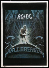 8d674 AC/DC 25x36 English commercial poster '95 cool art, Angus Young, Ballbreaker!