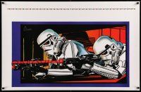 8d518 AL WILLIAMSON signed printer's test 26x40 commercial '97 by artist, Star Wars Stormtroopers!