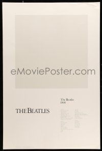 8d526 BEATLES 24x36 commercial poster '87 cool image design from The White Album!