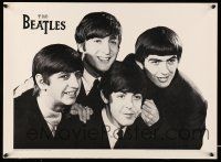 8d524 BEATLES 17x23 commercial poster '82 cool close up image of the band!