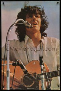 8d677 DONOVAN 25x38 English commercial poster '71 cool image of singer songwriter & actor on stage!