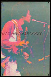 8d575 JIMI HENDRIX vertical 24x36 commercial poster '70s great image of the star!
