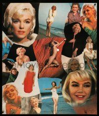 8d593 MARILYN MONROE 22x26 commercial poster '74 many images of the gorgeous star!