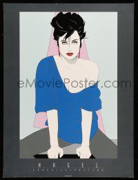 8d609 PATRICK NAGEL 18x24 commercial poster '90 wonderful sexy art from the Playboy artist!