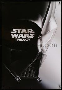 8d690 STAR WARS TRILOGY 27x40 German commercial poster '04 sci-fi classic, great image of Vader!