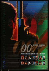 8d766 JAMES BOND COLLECTION 27x40 Canadian video poster '99 Connery, Moore, Brosnan!