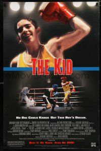 8d769 KID 26x40 video poster '97 Jeff Saumier in title role, boxing ring image!