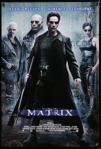 8d779 MATRIX video poster '99 Keanu Reeves, Carrie-Anne Moss, Laurence Fishburne, Wachowski!