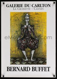 8d185 LA CROISETTE - CANNES 20x28 French art exhibition '00s cool Bernard Buffet art of clown!