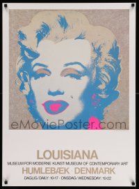 8d188 LOUISIANA 25x34 Danish art exhibition '00s Andy Warhol art of Marilyn Monroe!