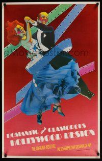 8d194 ROMANTIC & GLAMOROUS HOLLYWOOD DESIGNS 24x38 exhibition '70s Hayworth and Astaire