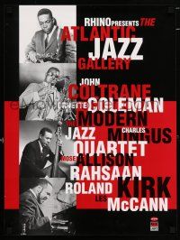 8d239 ATLANTIC JAZZ GALLERY 18x24 music poster '93 John Coltrane, Charles Mingus, Les McCain!