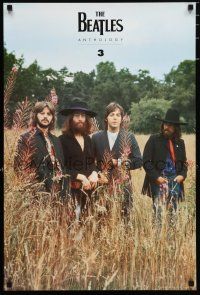 8d248 BEATLES 20x30 music poster '96 Anthology 3, the group in a field!