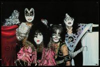 8d580 KISS photo style 24x36 commercial poster '79 Stanley, Gene Simmons, Frehley, Criss!