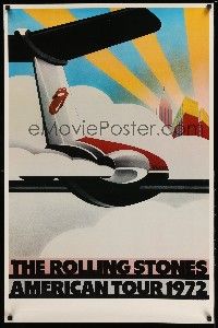 8d325 ROLLING STONES 25x38 music poster '72 great art by John Pashe!
