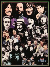 8d246 BEATLES 18x24 music poster '76 Rock 'n' Roll Music, images from over the years!