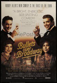 8d836 BULLETS OVER BROADWAY REPRO 27x40 special '90s Woody Allen, John Cusack, Dianne West!