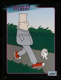 8d711 DILBERT tv poster '99 cool image from Scott Adams' black humor animated comedy!
