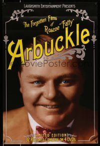 8d754 FORGOTTEN FILMS OF ROSCOE FATTY ARBUCKLE video 24x36 poster '05 great super close up!