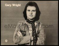 8d275 GARY WRIGHT 21x27 music poster '70s black & white Warner Brothers promo!