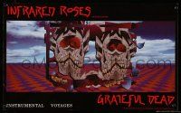 8d281 GRATEFUL DEAD 14x22 music poster '91 Infrared Roses, surreal art by Jerry Garcia!
