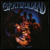 8d278 GRATEFUL DEAD 12x12 music poster '89 Built to Last, cool image making house of cards!